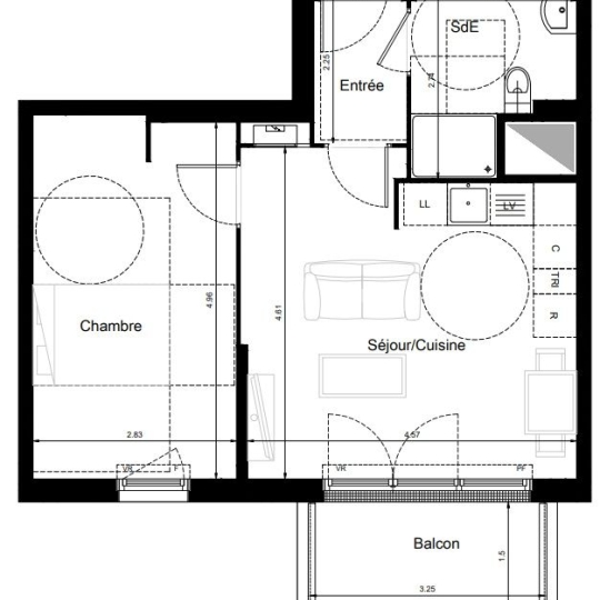 LOGER 9 : Appartement | JOUY-LE-MOUTIER (95280) | 42.00m2 | 213 600 € 